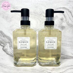 2 Aroma Aria COCONUT LEMON Hand Soap